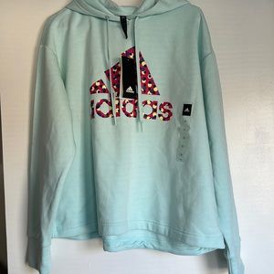 Adidas light blue 2X hoodie